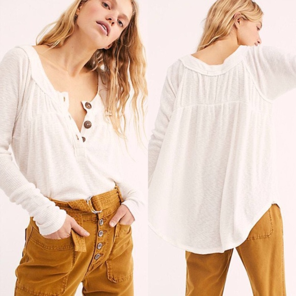 NWT Free People Must Have Henley Top